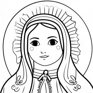 Page De Coloriage De Notre Dame De Guadalupe 124509-58663