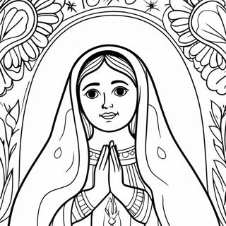 Page De Coloriage De Notre Dame De Guadalupe 124509-58664