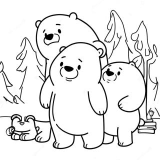 Nous, Les Ours Pages À Colorier