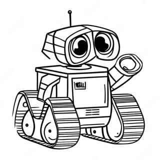 Wall-E Pages À Colorier