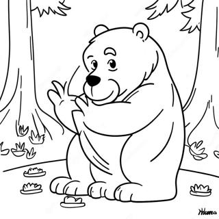 Page De Coloriage Frere Ours 124689-58802