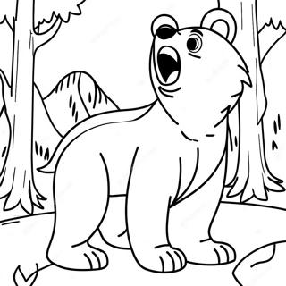 Page De Coloriage Frere Ours 124689-58804