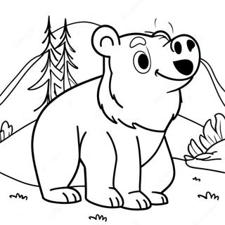 Page De Coloriage Aventure De Frere Ours 124690-58805