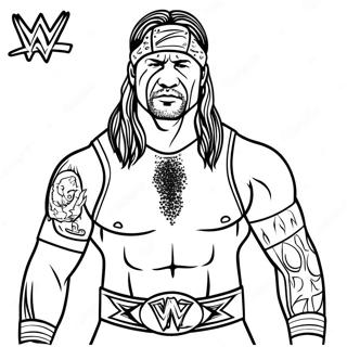 Page De Coloriage Wwe 124740-58842