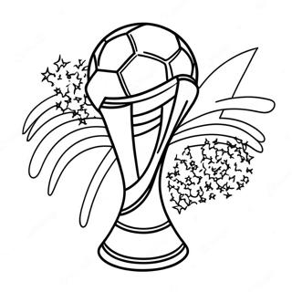 Page De Coloriage De La Coupe Du Monde De Football 124766-58862