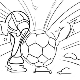 Page De Coloriage De La Coupe Du Monde De Football 124766-58863