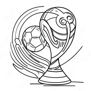 Page De Coloriage De La Coupe Du Monde De Football 124766-58864