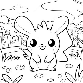 Page De Coloriage De Paysage Pokemon Charmant 124819-58905