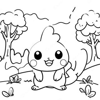 Page De Coloriage De Paysage Pokemon Charmant 124819-58907