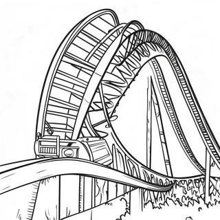 Page De Coloriage De Montagnes Russes 124896-58964