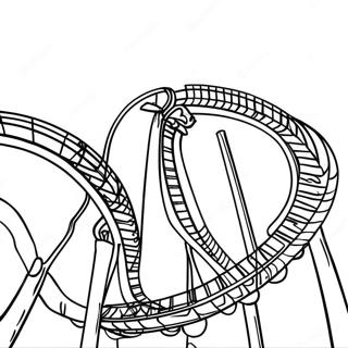 Page De Coloriage De Boucle De Montagnes Russes Amusante 124900-58977