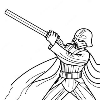 Page De Coloriage De Bataille Epique De Sabres Laser 124924-58990