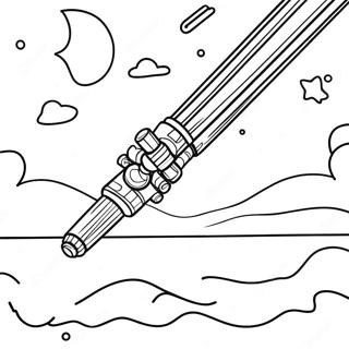 Sabre Laser Pages à colorier