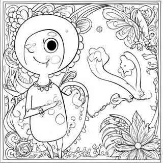 Page De Coloriage De Poesie Fantaisiste 124973-59026