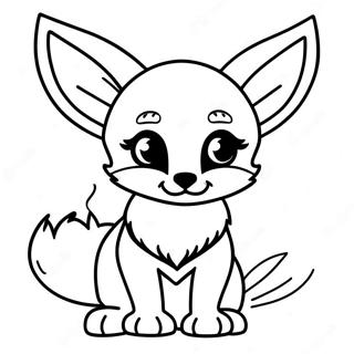 Page De Coloriage De Fennec 125023-59063