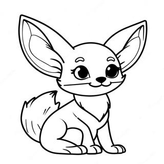 Page De Coloriage De Fennec 125023-59064