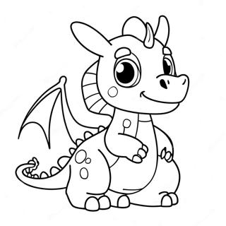 Page De Coloriage Dragon Mignon 125101-59122