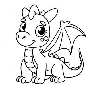 Page De Coloriage Dragon Mignon 125101-59123