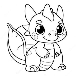 Page De Coloriage Dragon Mignon 125101-59124