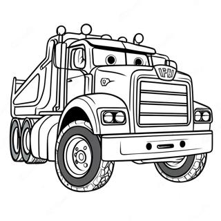 Page De Coloriage De Depanneuse Lourde 125155 59171