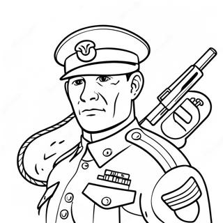 Corps Des Marines Pages À Colorier