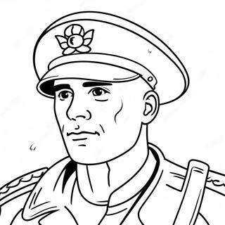 Page De Coloriage De Soldat Marin Courageux 125206-59205