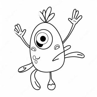 Page De Coloriage Forky Mignon Avec Un Grand Sourire 125257-59246