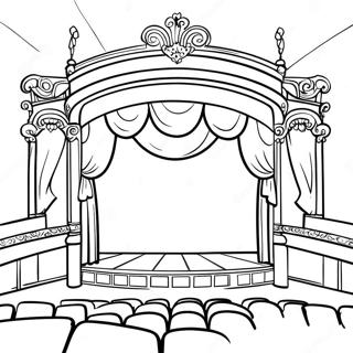 Théâtre Pages À Colorier