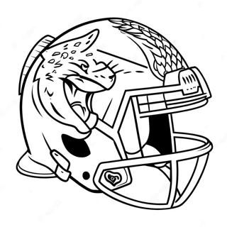 Page De Coloriage De La Mascotte Des Jaguars De Jacksonville 125488-59425