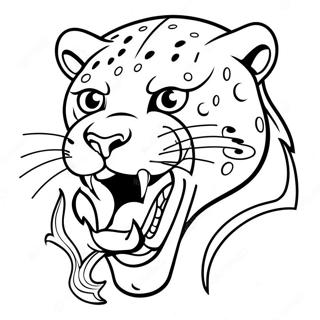 Page De Coloriage De La Mascotte Des Jaguars De Jacksonville 125488-59426