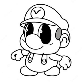 Cappy Mario Odyssey Pages À Colorier