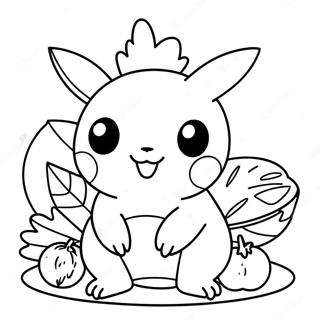 Page De Coloriage Pokemon Thanksgiving 125590-59503