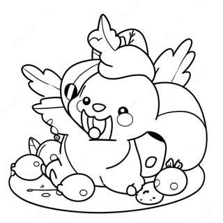 Page De Coloriage Pokemon Thanksgiving 125590-59504