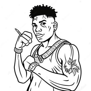 Page De Coloriage De Nle Choppa 125771-59642