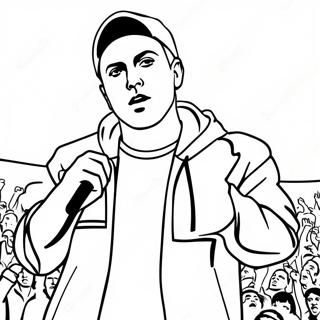 Page De Coloriage Deminem En Concert 125800 59676