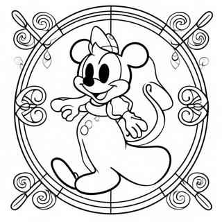 Disney Vitrail Pages À Colorier