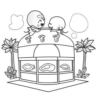 Page De Coloriage Du Cafe Butterbean 125848-59704