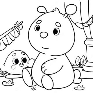 Page De Coloriage Butterbean Et Ses Amis 125849-59706