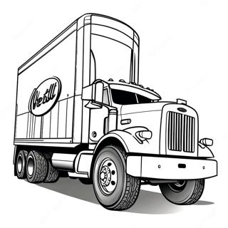 Page De Coloriage Du Camion Peterbilt 125926-59762