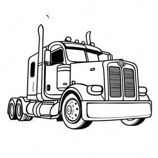 Page De Coloriage Du Camion Peterbilt 125926-59763