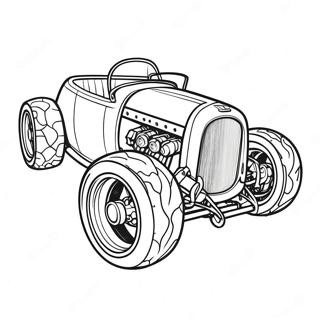 Bone Shaker Hot Wheels Pages À Colorier