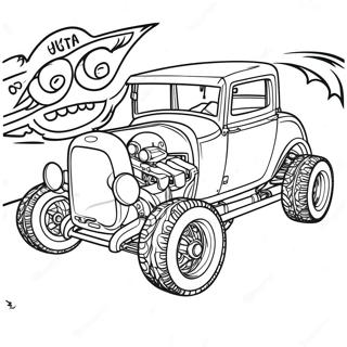 Page De Coloriage Bone Shaker Hot Wheels 126029-59844