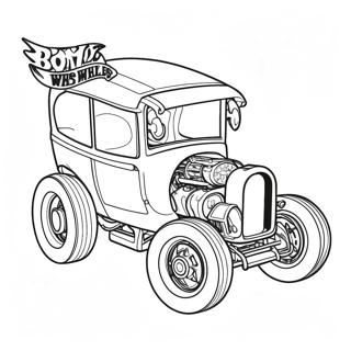 Page De Coloriage Bone Shaker Hot Wheels Cool 126030-59845