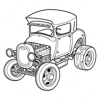 Page De Coloriage Bone Shaker Hot Wheels Cool 126030-59847