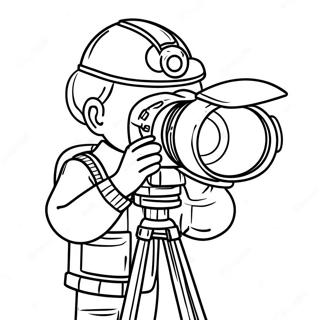 Titan Cameraman Pages À Colorier