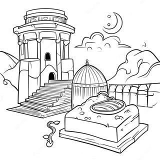 Page De Coloriage Ancien Beis Hamikdash 126108-59905