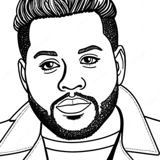 Page De Coloriage De The Weeknd 126468-60182