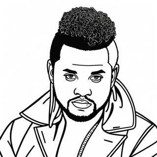 Page De Coloriage De The Weeknd 126468-60183