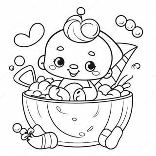 Page De Coloriage Abc De La Baby Shower 126753-60404