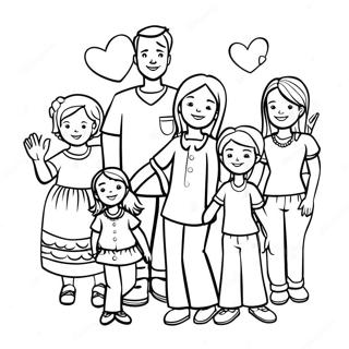 Page De Coloriage Jaime Ma Famille 126779-60421